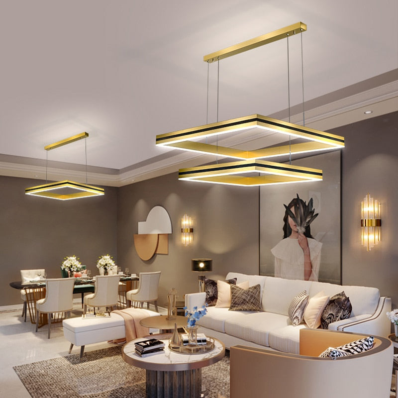 Modern Simplicity Led Ceiling Chandelier for Living Room Bedroom Indoor Lighting Pendant Light Celing Lamp Fixtures Home Decor