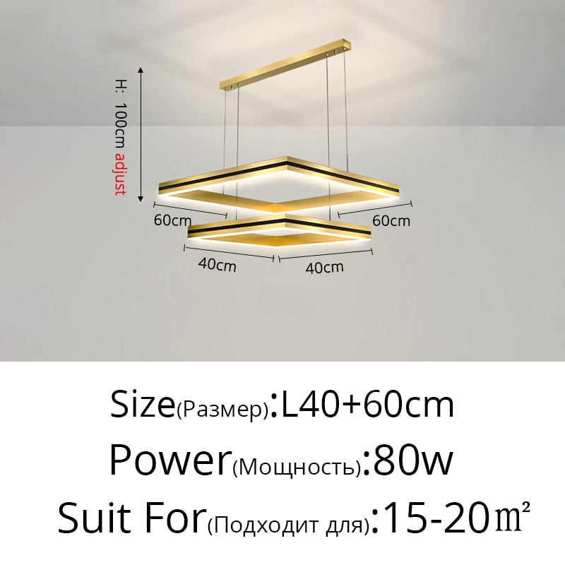 Modern Simplicity Led Ceiling Chandelier for Living Room Bedroom Indoor Lighting Pendant Light Celing Lamp Fixtures Home Decor