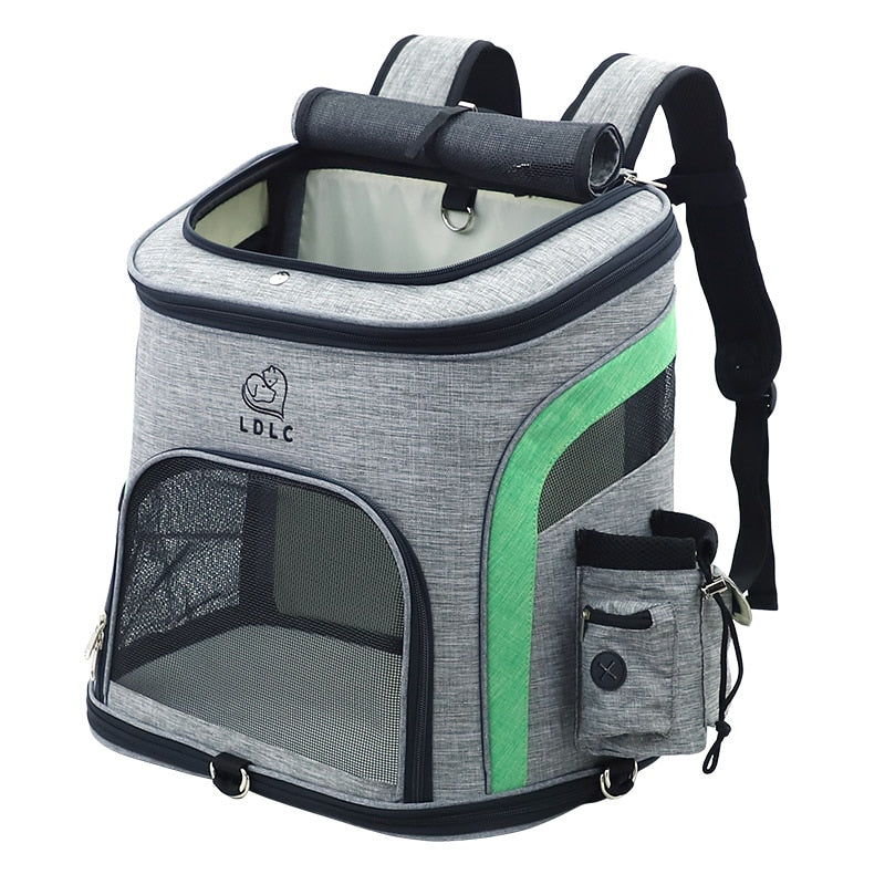 Travel Bag Pet Sports Backpack Portable Collapsible Breathable Cattery Pet Backpack Medium Cat Dog Backpacks Bag Cat Toy