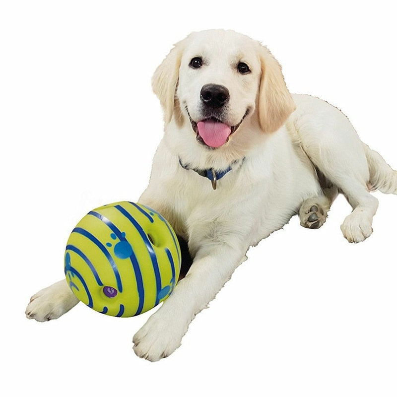 15cm Wobble Wag Giggle Ball Interactive Dog Toy Pet Puppy Chew Toys Funny Sounds Dog Play Ball Training Sport Pet Toys