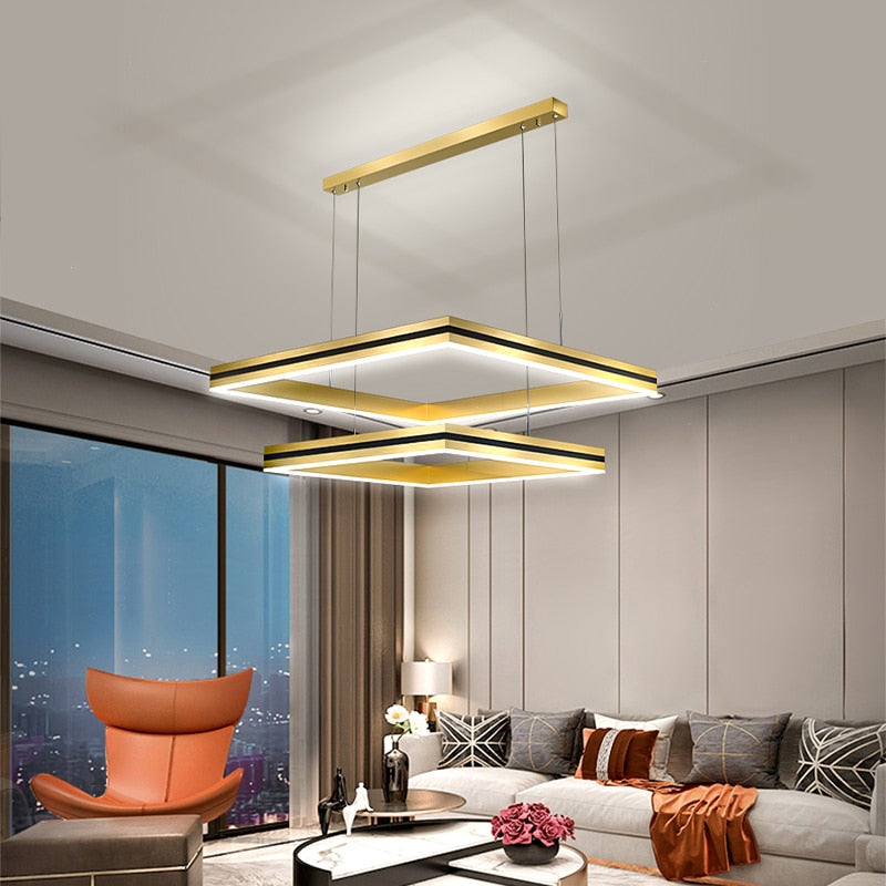 Modern Simplicity Led Ceiling Chandelier for Living Room Bedroom Indoor Lighting Pendant Light Celing Lamp Fixtures Home Decor