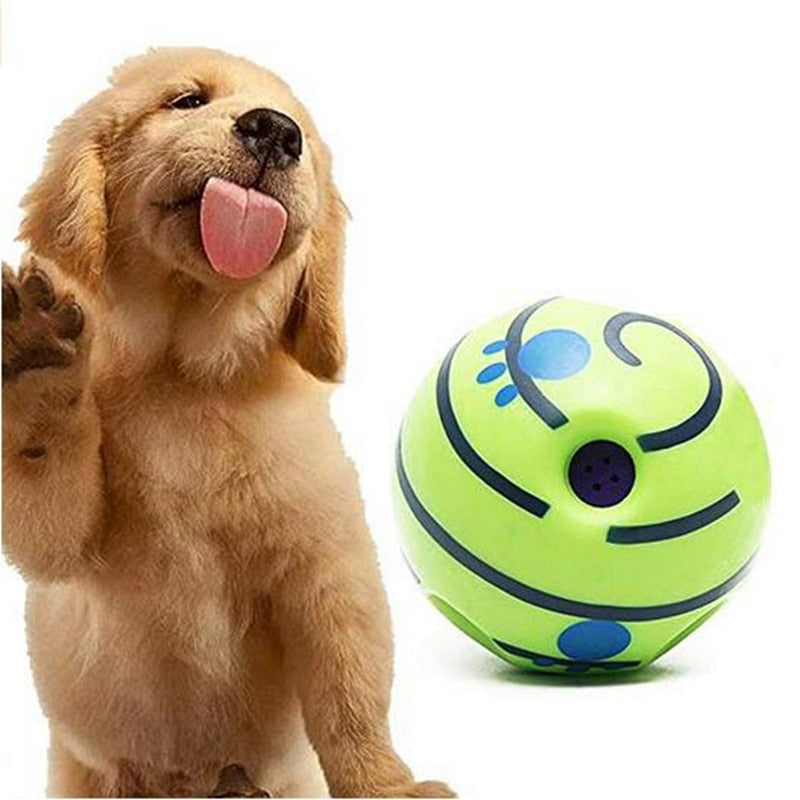 15cm Wobble Wag Giggle Ball Interactive Dog Toy Pet Puppy Chew Toys Funny Sounds Dog Play Ball Training Sport Pet Toys