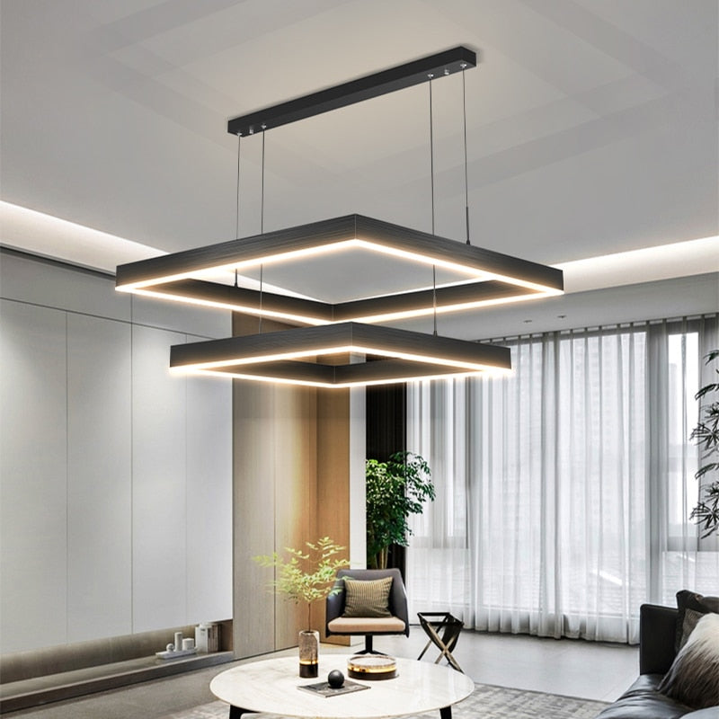Modern Simplicity Led Ceiling Chandelier for Living Room Bedroom Indoor Lighting Pendant Light Celing Lamp Fixtures Home Decor