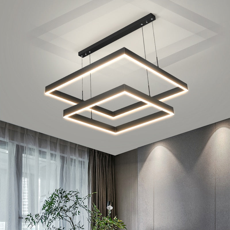 Modern Simplicity Led Ceiling Chandelier for Living Room Bedroom Indoor Lighting Pendant Light Celing Lamp Fixtures Home Decor