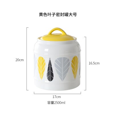 Japanese-style Ceramic Jars, Household Food Storage Jars, Sealed Jars, Kitchen Coffee Sugar Jars, Grain Storage Tanks, Tea Jars