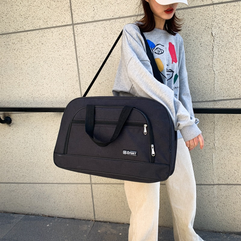 Large Capacity Women's Travel Bag Leisure Multifunctional Duffel Bag Handbag Men's Weekend Sports Overnight One Shoulder Luggage