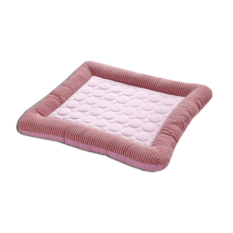 Pet Pad Summer Cool Dog Cooling Mat Supplies Washable Blanket For Small And Medium Sized Dogs Ice Silk Bed Nest Cat Mat