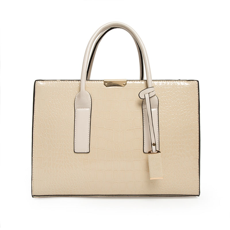 Luxury Womens Bags Designer Crocodile Pattern Shoulder Bag PU Leather Brand Woman Crossbody Casual Handbag Women Tote Bags Sac