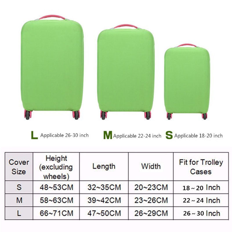 Hot Travel Luggage Cover Trolley Protective Case Suitcase Dust Cover for 18" - 30"Luggage Baggage Bag covers Travel Accessories