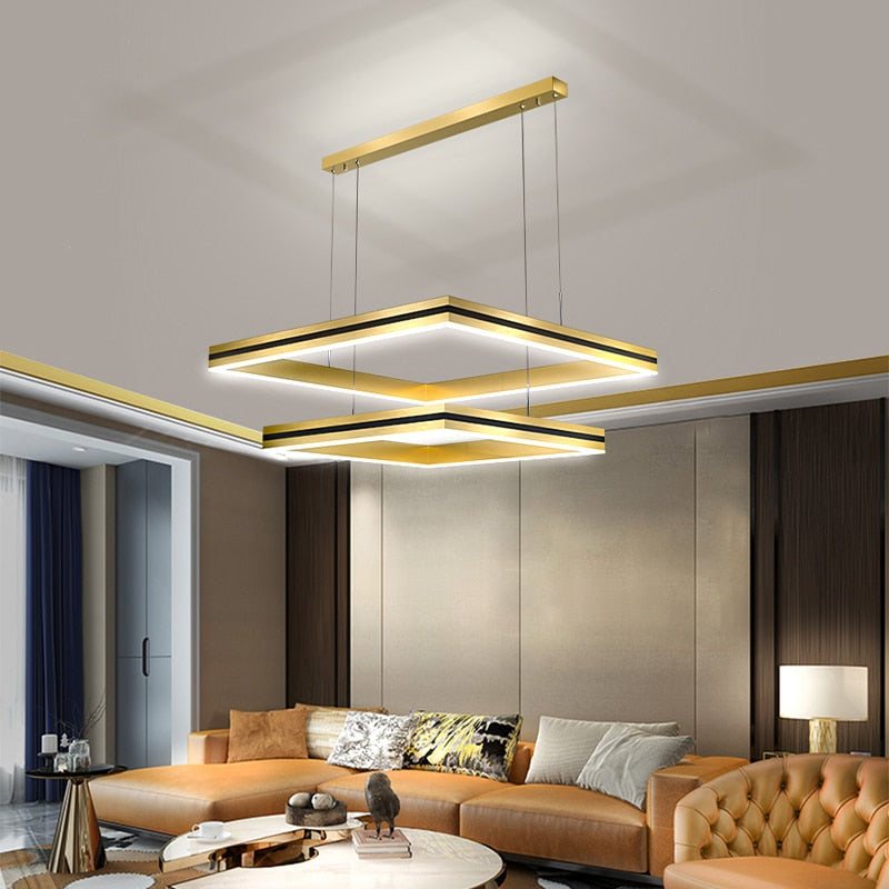 Modern Simplicity Led Ceiling Chandelier for Living Room Bedroom Indoor Lighting Pendant Light Celing Lamp Fixtures Home Decor