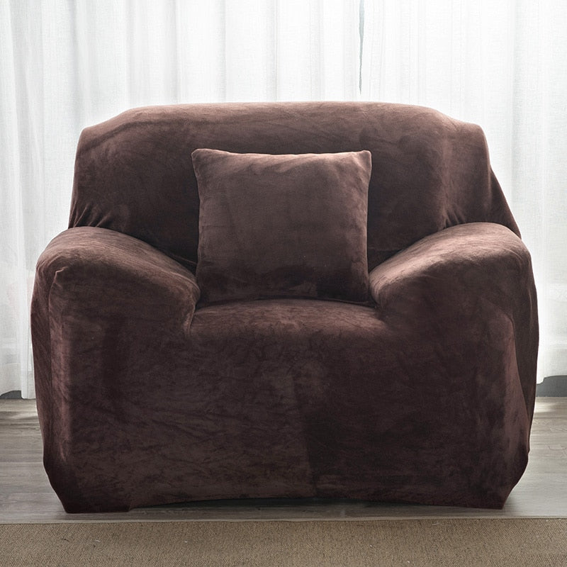 thick plush fabirc sofa cover set 1/2/3/4 seater elastic couch cover sofa covers for living room slipcover chair sofa towel 1PC