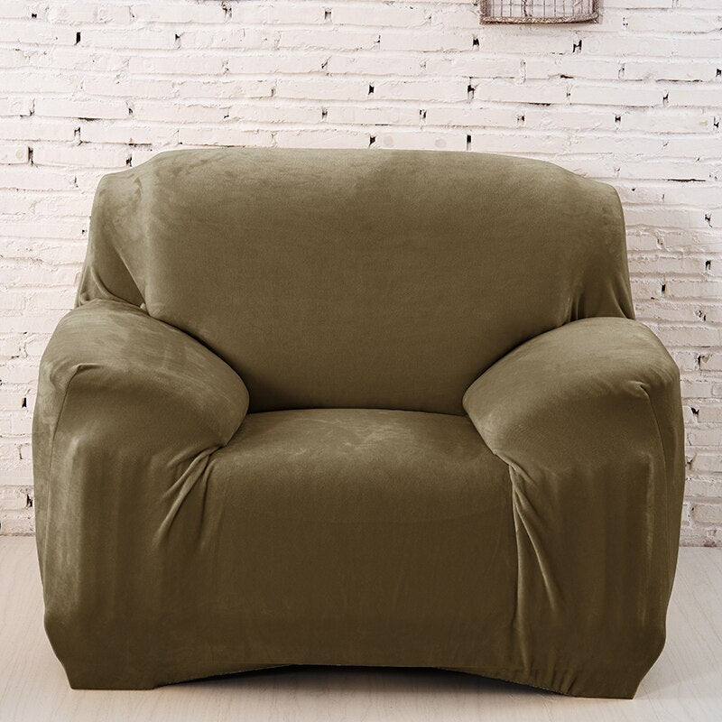 thick plush fabirc sofa cover set 1/2/3/4 seater elastic couch cover sofa covers for living room slipcover chair sofa towel 1PC