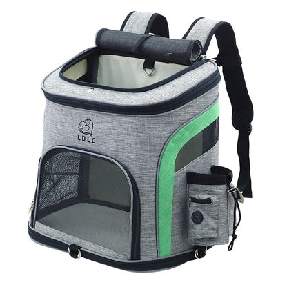 Travel Bag Pet Sports Backpack Portable Collapsible Breathable Cattery Pet Backpack Medium Cat Dog Backpacks Bag Cat Toy