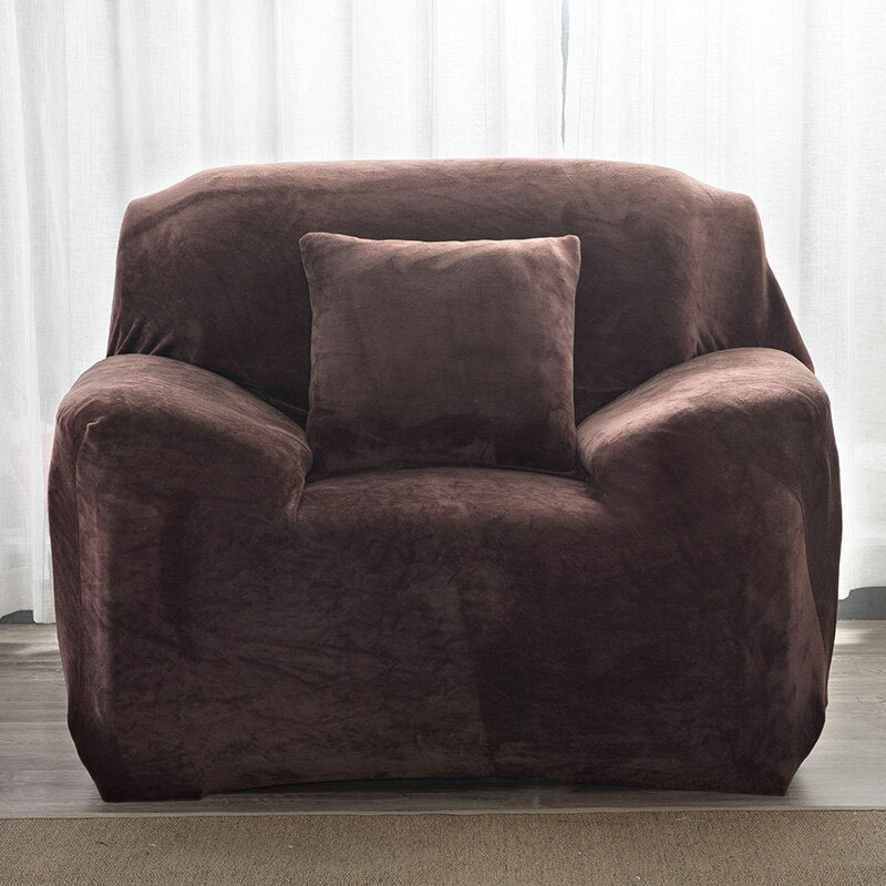 thick plush fabirc sofa cover set 1/2/3/4 seater elastic couch cover sofa covers for living room slipcover chair sofa towel 1PC