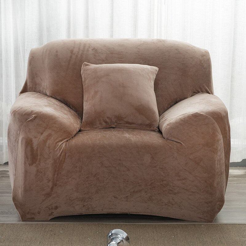 thick plush fabirc sofa cover set 1/2/3/4 seater elastic couch cover sofa covers for living room slipcover chair sofa towel 1PC