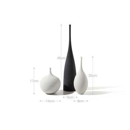 Simple Nordic Style Vases Handmade Art Zen Vases High-Quality Luxury Bedside Restaurant Decorations TV Cabinet