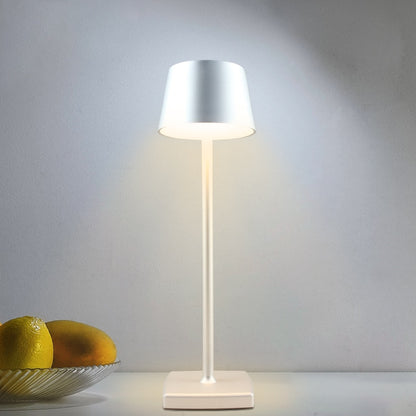 LED Aluminum Alloy Waterproof Desk Lamp Touch Dimming Rechargeable  Metal Table Lamps For Bar Living Room Reading Book Light