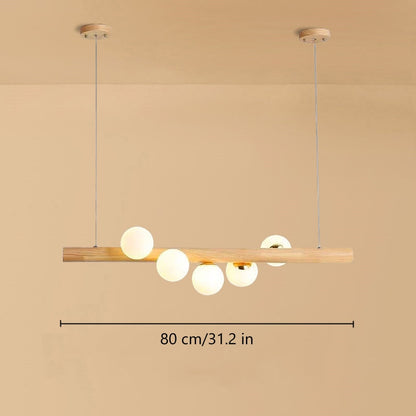 Restaurant Light Lamp Hanging Lamps Lights For Dining Room Nordic Wood Modern Pendant Light Dining kitchen Island Lighting