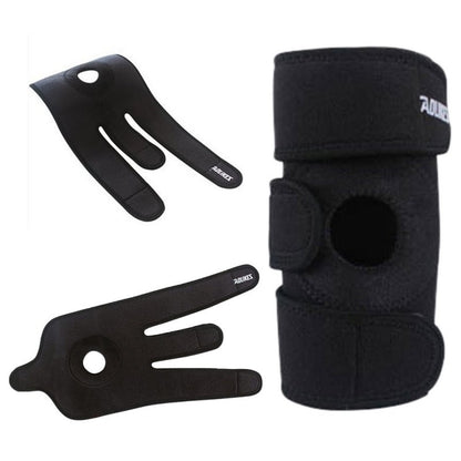 Adjustable Knee Patella Support Brace Sleeve Wrap Stabilizer Sports Climbing Basketball Knee Protector Care Portable