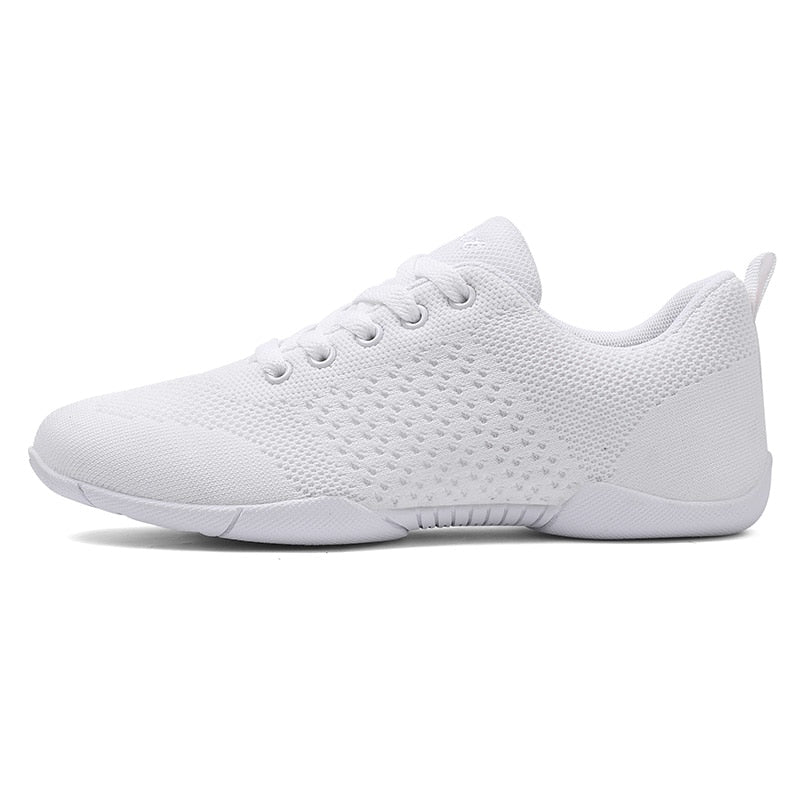 852 Women&#39;s cheerleading shoes, white aerobics shoes, children&#39;s fitness shoes, gymnastics shoes, women&#39;s dance shoes