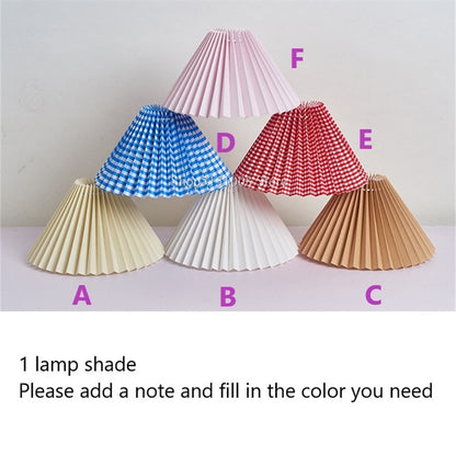 Nordic ceramic Table Lamp Cream Color Pleated Fold Desk Lamp Multicolor Bedside Desk Vestibule Lamp Lampada nightstand Lighting