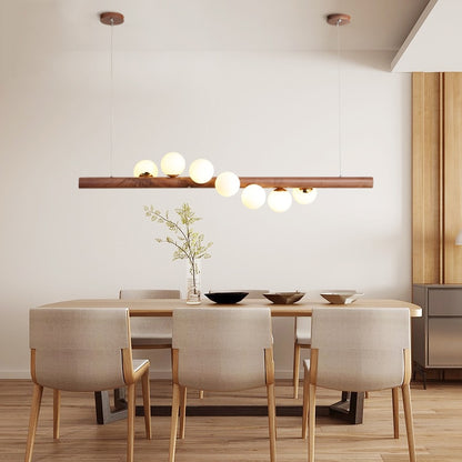 Restaurant Light Lamp Hanging Lamps Lights For Dining Room Nordic Wood Modern Pendant Light Dining kitchen Island Lighting