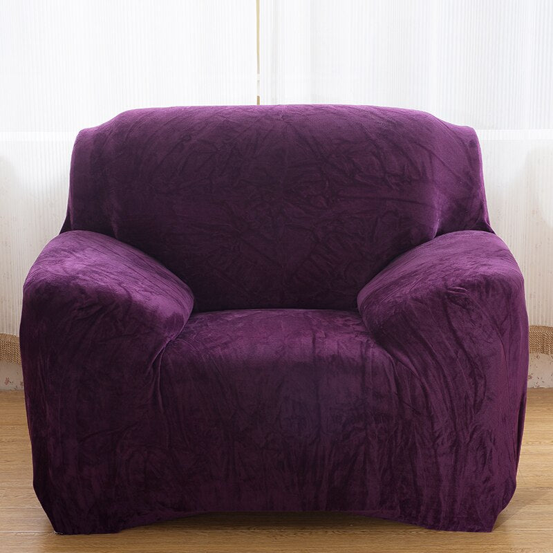 thick plush fabirc sofa cover set 1/2/3/4 seater elastic couch cover sofa covers for living room slipcover chair sofa towel 1PC