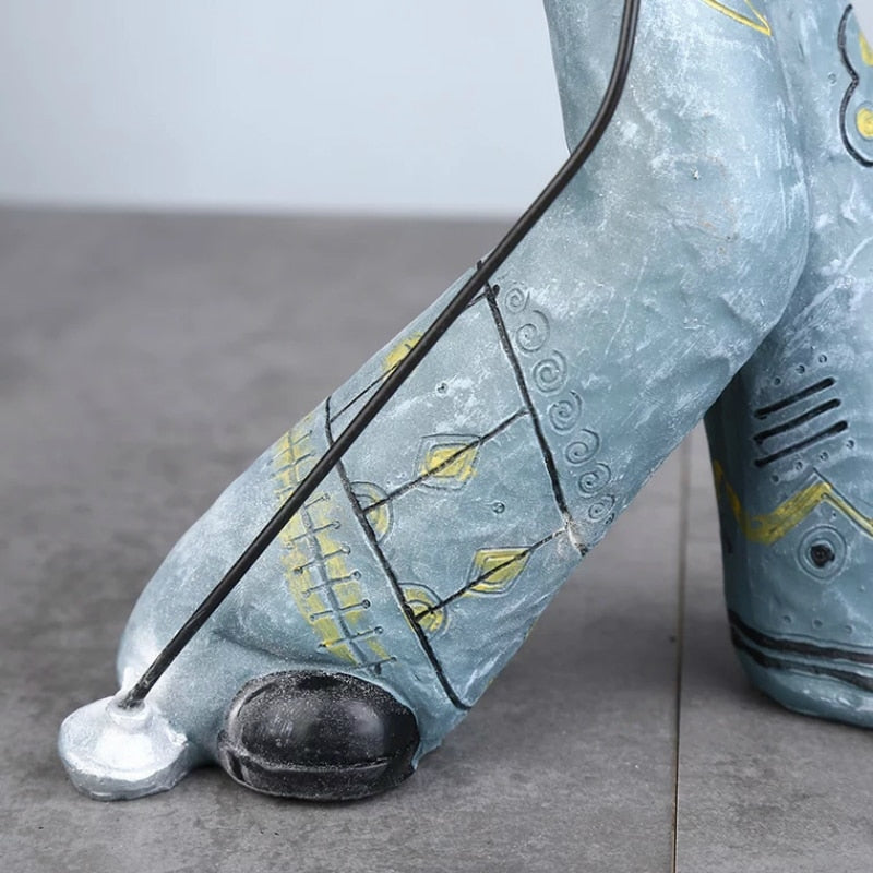 Family Figurines for Home Decor Accessories Morden Creative Band music character Bar Home decoration Crafts Gift for Friends