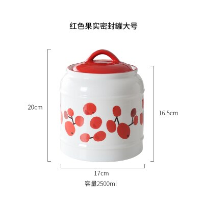 Japanese-style Ceramic Jars, Household Food Storage Jars, Sealed Jars, Kitchen Coffee Sugar Jars, Grain Storage Tanks, Tea Jars