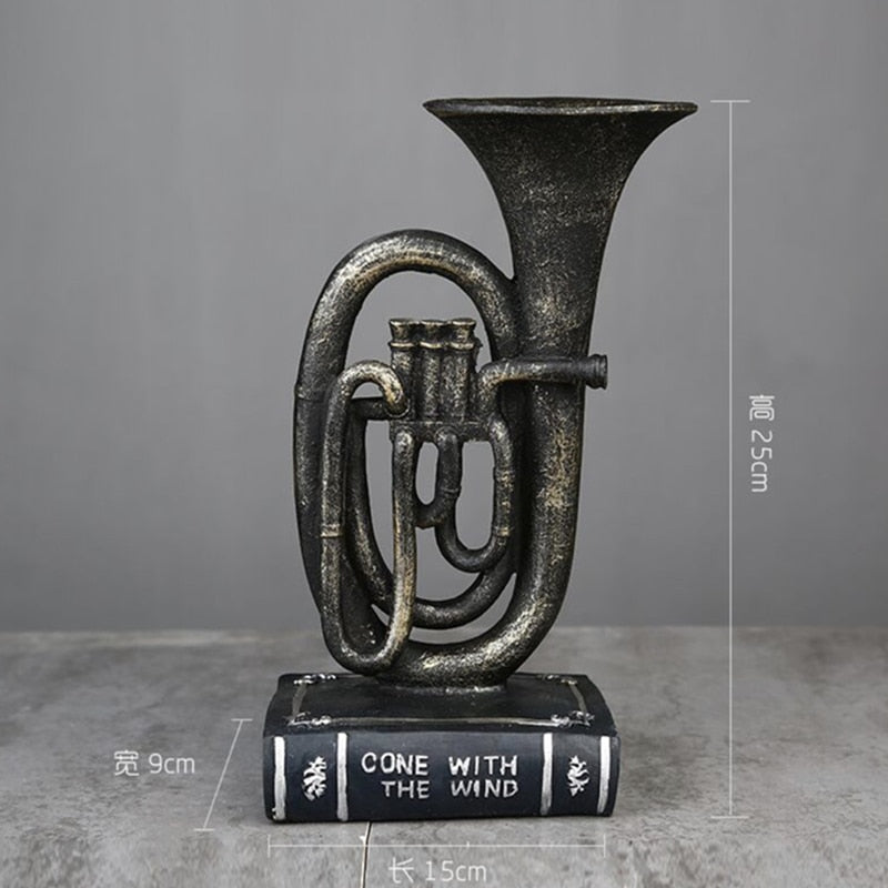 Family Figurines for Home Decor Accessories Morden Creative Band music character Bar Home decoration Crafts Gift for Friends