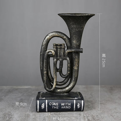 Family Figurines for Home Decor Accessories Morden Creative Band music character Bar Home decoration Crafts Gift for Friends