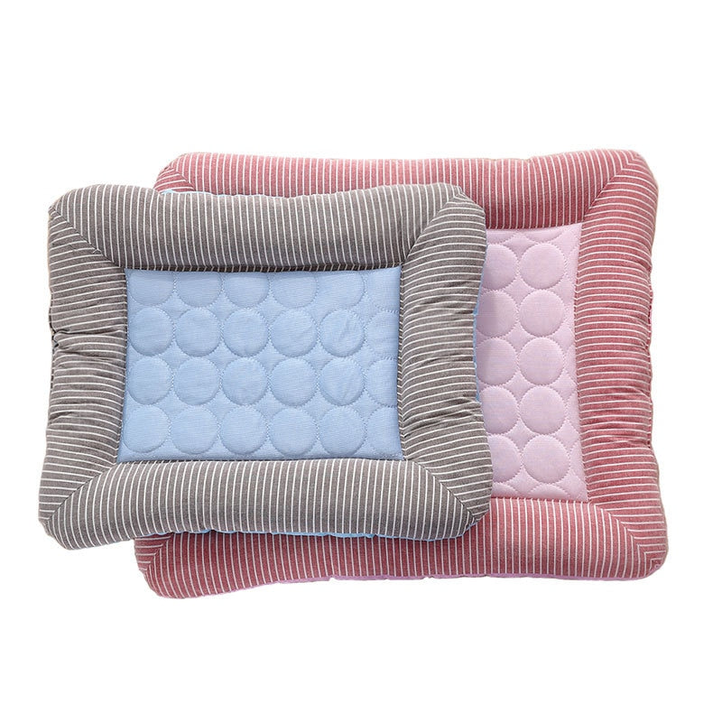 Pet Pad Summer Cool Dog Cooling Mat Supplies Washable Blanket  For Small And Medium Sized Dogs Ice Silk Bed Nest Cat Mat
