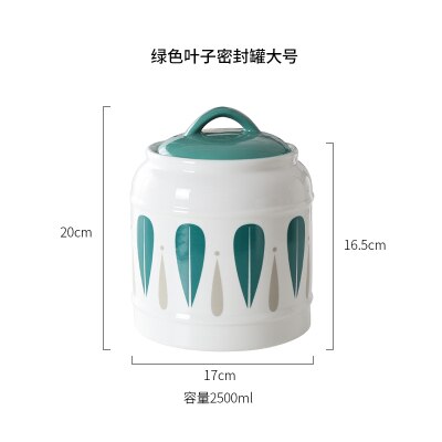 Japanese-style Ceramic Jars, Household Food Storage Jars, Sealed Jars, Kitchen Coffee Sugar Jars, Grain Storage Tanks, Tea Jars