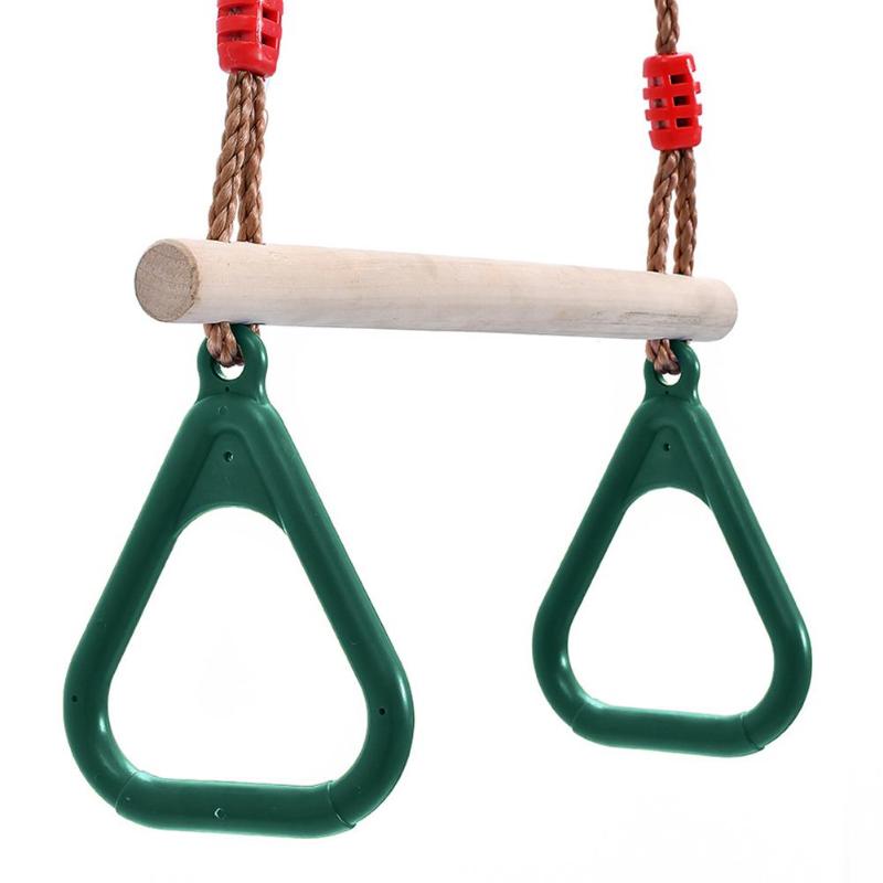 Children Outdoor Activity Safe Sports Rope Swing Wooden Rope Ladder Multi Rungs Climbing Game Toy Garden Park Sports Kit Gift