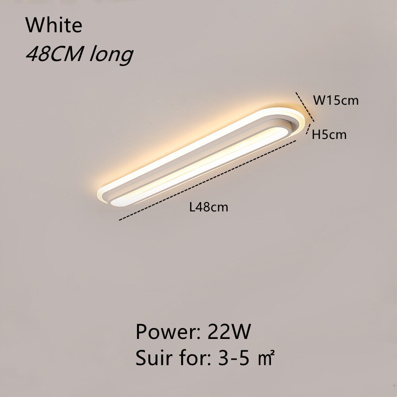 Designer New Acrylic AC85-265V LED celing lamp for dining living room restaurant Corridor Surface Mounted decor lighting fixture