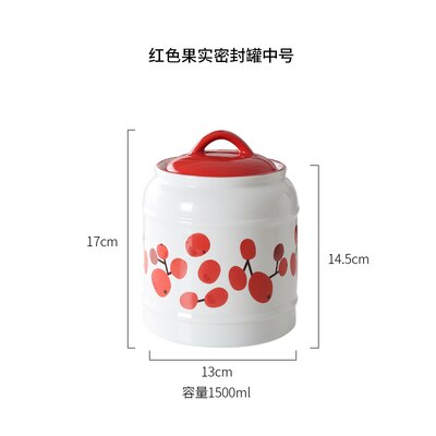 Japanese-style Ceramic Jars, Household Food Storage Jars, Sealed Jars, Kitchen Coffee Sugar Jars, Grain Storage Tanks, Tea Jars