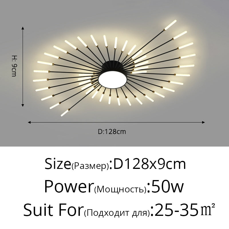 New Style LED Ceiling Lights For Studyroom Bedroom Dining Room Foyer Kitchen Villa Apartment Indoor Home Lighting Creative Lamps