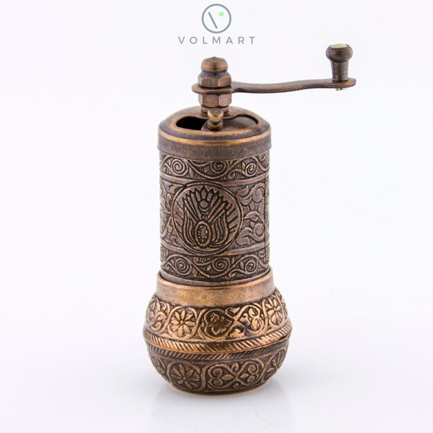 Nostalgic Pepper-Coffee-Salt-Spice Grinder Mill 4.3' - 11 cm.